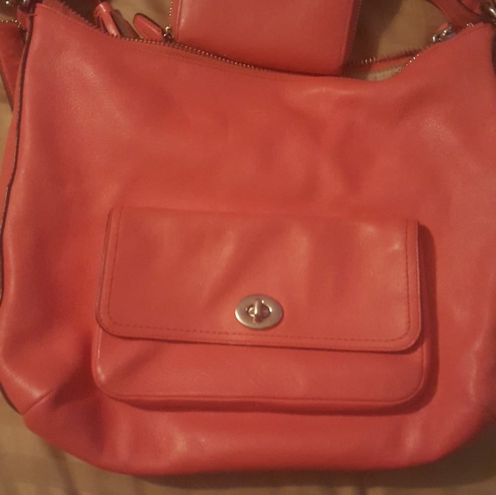 Coach bag and wallet